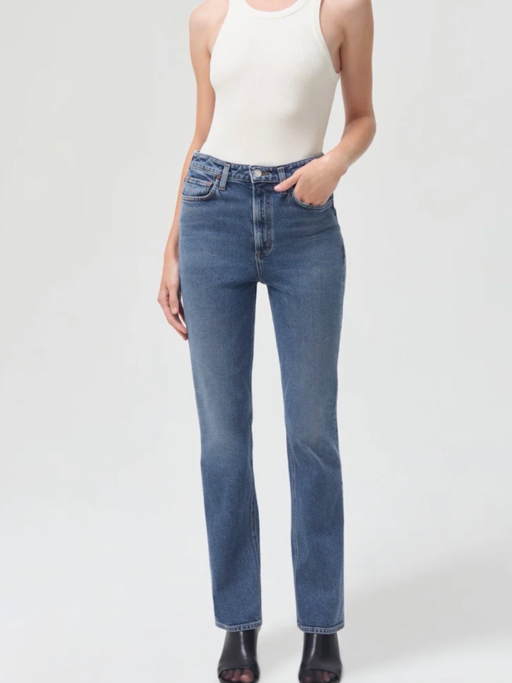 Agolde Vintage High Rise Boot Cut Jeans in Prophecy Size 28
